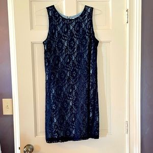 Navy Blue Lace Dress!